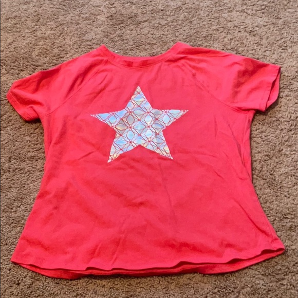 Athletic Works Shirts & Tops Im Selling A Pink Star Shirt Poshmark